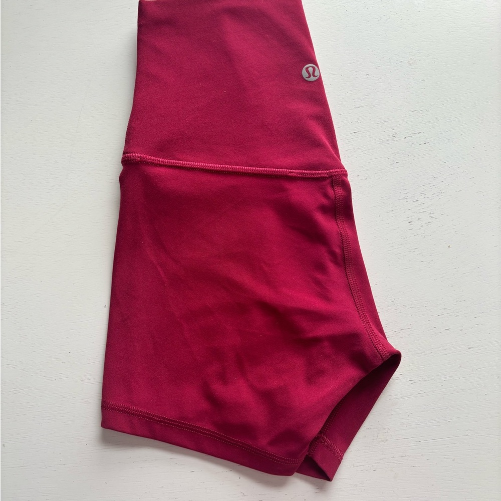 lululemon Magenta Shorts - Picture 1 of 3